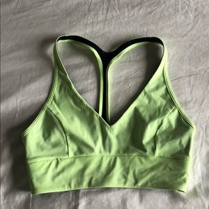 Lime Green Lululemon Sports Bra